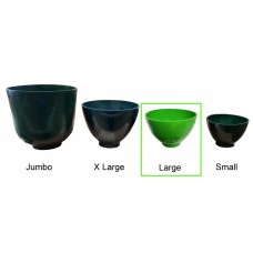 Plaster and Stone Mixing Bowl - Flexible - Bright Green or Dark Green - Size: LARGE